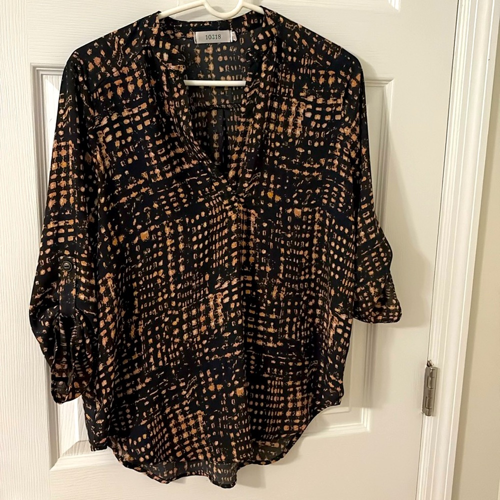 Deep vneck Blouse